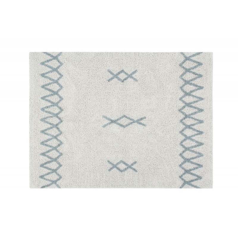 Alfombra Lavable Atlas Natural - Vintage Blue