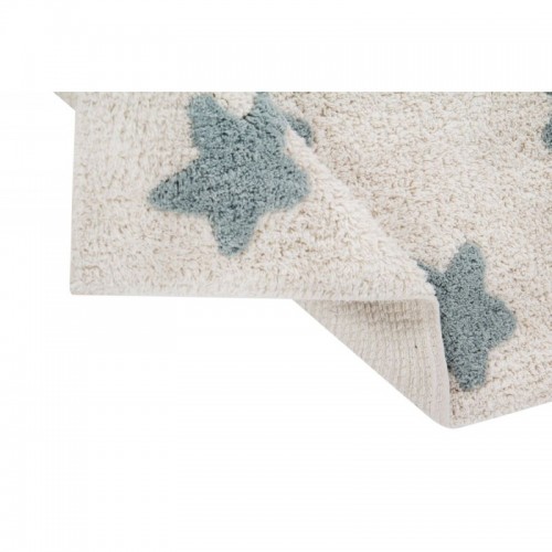 Alfombra Stars Natural-Vintage Blue Lorena Canals