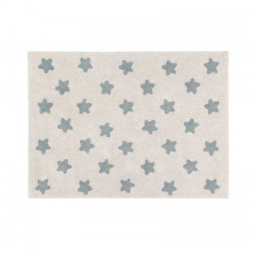 Alfombra Stars Natural-Vintage Blue Lorena Canals