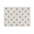 Alfombra Stars Natural-Vintage Blue Lorena Canals