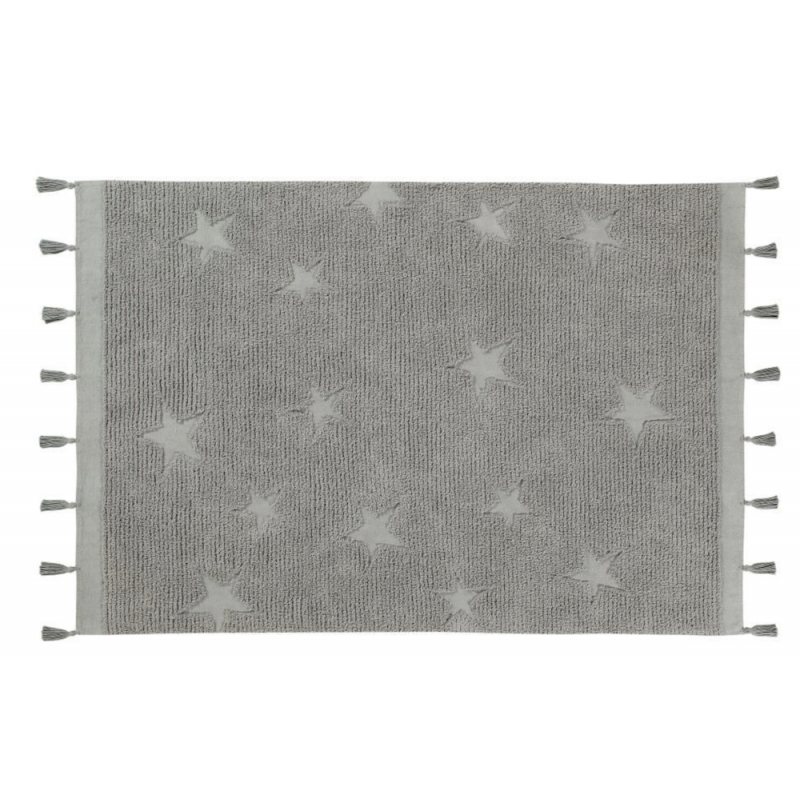 Alfombra Hippy Stars Aqua Blue Lorena Canals