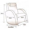 Sillón de Lactancia Milán Polipiel La Nanita