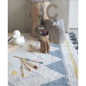 Alfombra Azteca Natural - Vintage Azul Lorena Canals