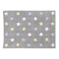 Alfombra Estrellas Tricolor Lorena Canals Gris - Azul