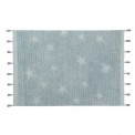 Alfombra Hippy Stars Aqua Blue Lorena Canals
