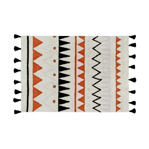 Alfombra Azteca Natural - Vintage Azul Lorena Canals
