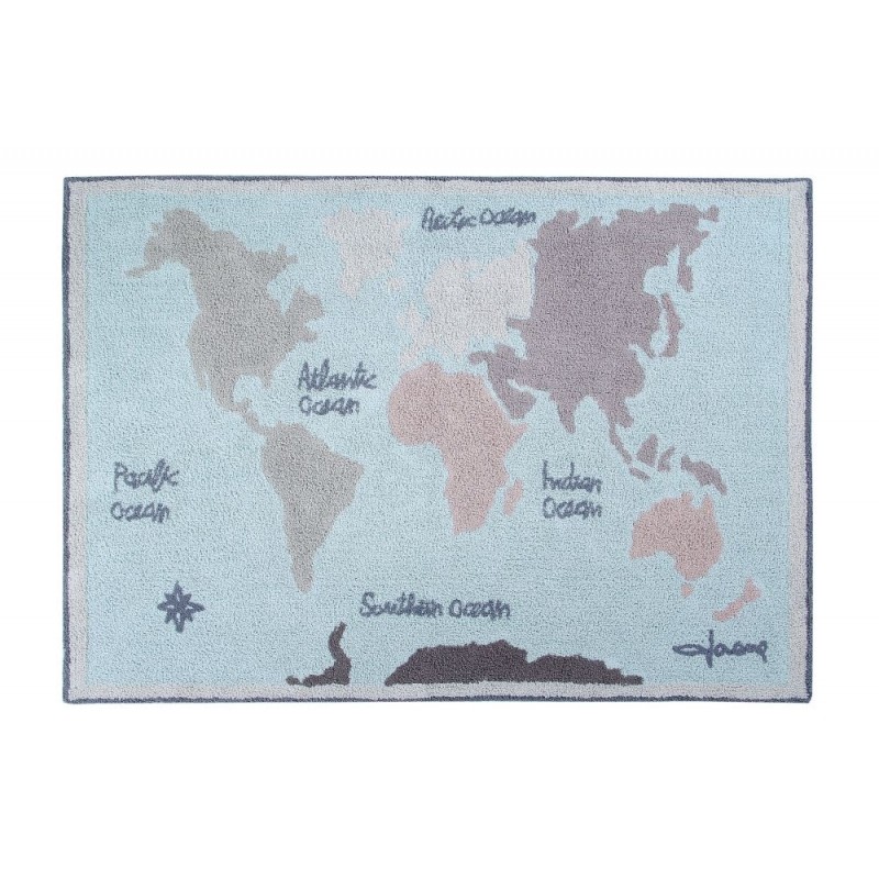 Alfombra Vintage Map Lorena Canals
