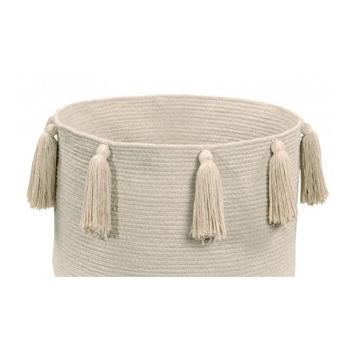 Cesta Tassels Natural
