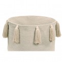 Cesta Tassels Natural
