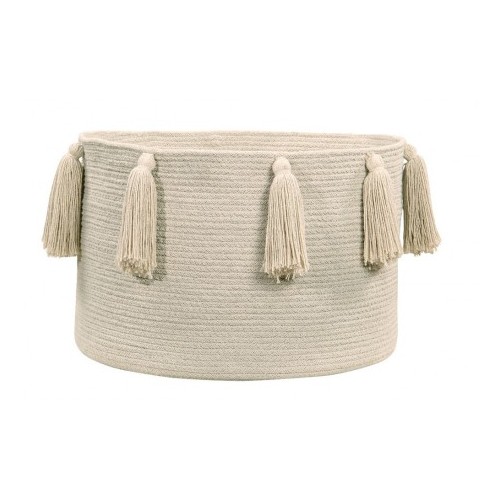 Cesta Tassels Natural