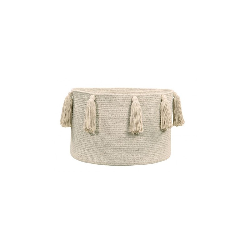 Cesta Tassels Natural