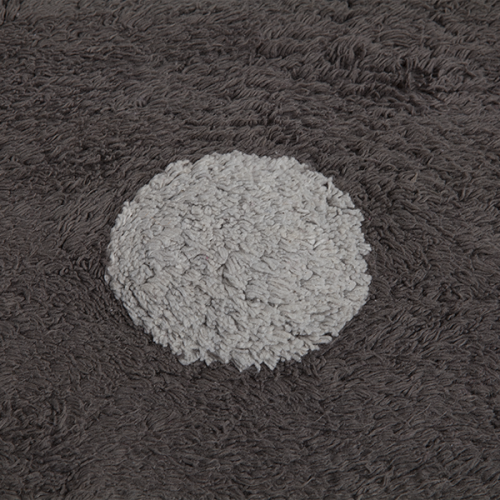 Alfombra Tricolor Topos Gris Elefante