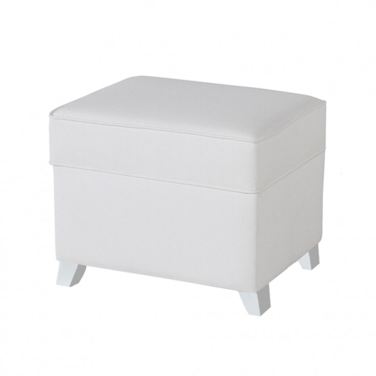 Puff Polipiel Blanco